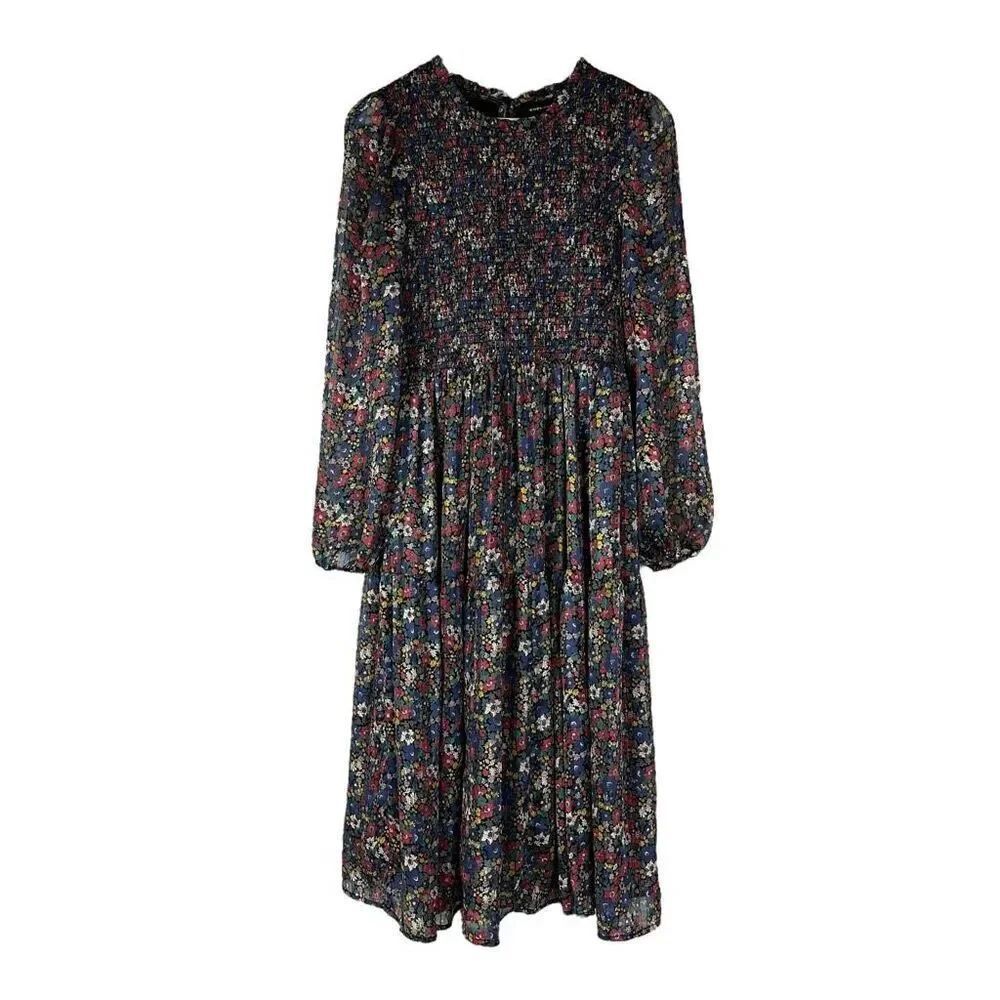Code X Mode Smocked Floral Dress size Medium
